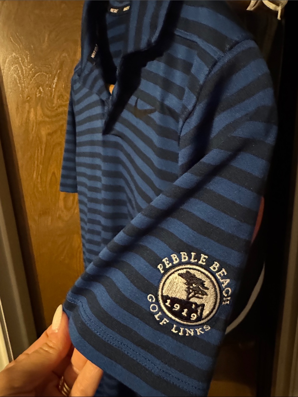 Authentic Pebble Beach Nike Golf shirt boys size L